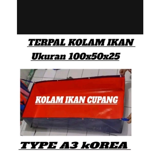 TERPAL KOLAM MINI A3