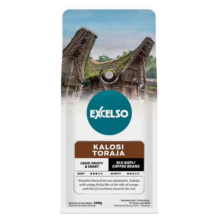 

EXCELSO KALOSI TORAJA BIJI KOPI 200 GRAM