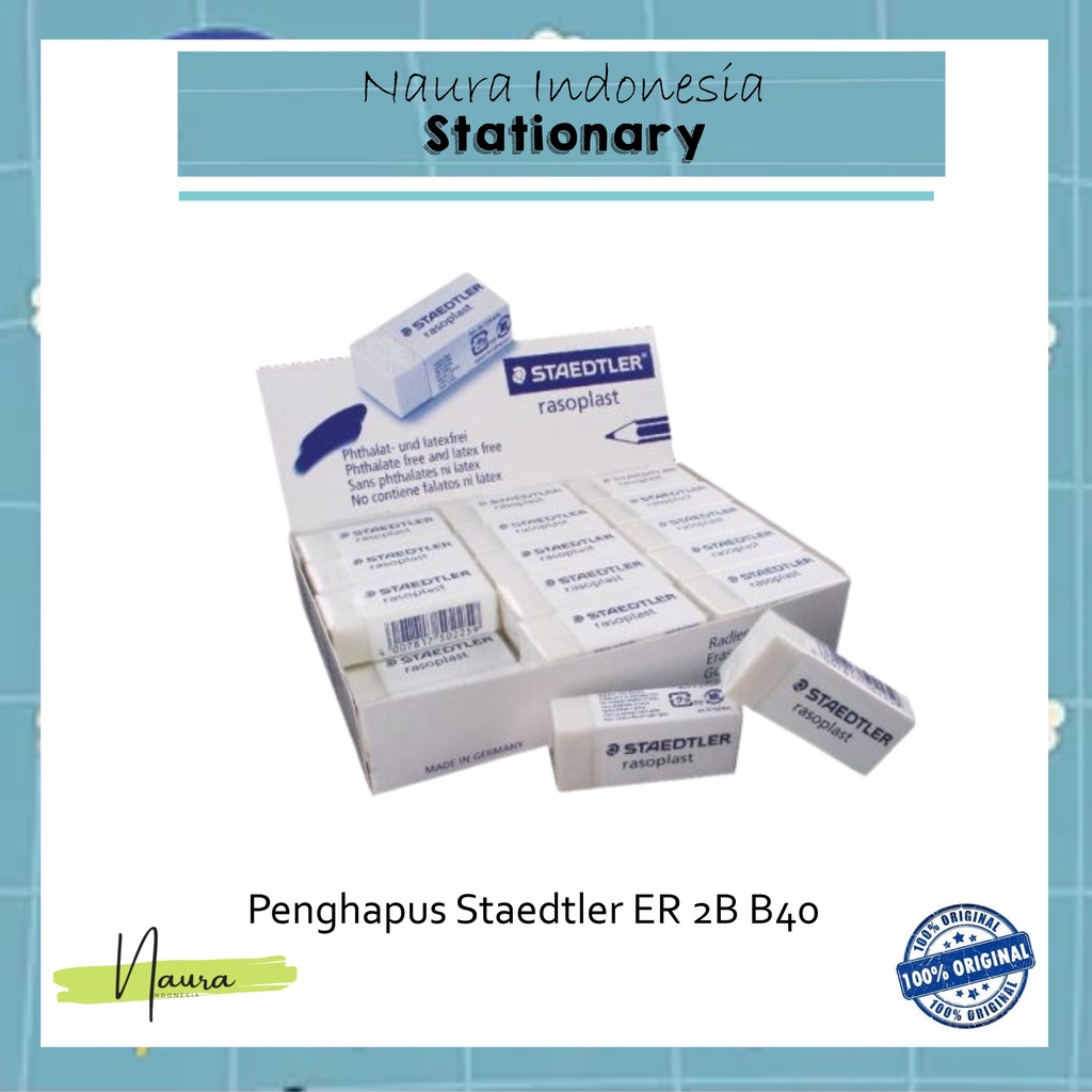 

PENGHAPUS STAEDTLER 2B B40 PTH
