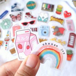 PROMO 32pcs Stiker Tumblr HP Aesthetic Stiker Laptop PROMO 32pcs Stiker Tumblr HP Aesthetic Stiker Laptop