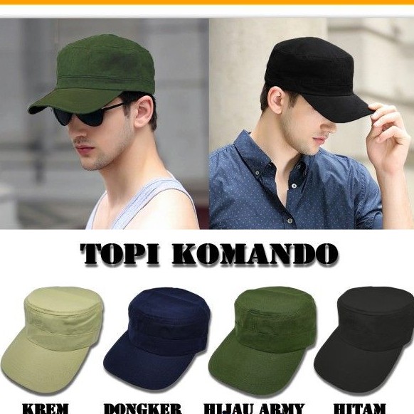 Topi Komando / Topi Komando Polos / Topi Komando Army / Topi Tentara