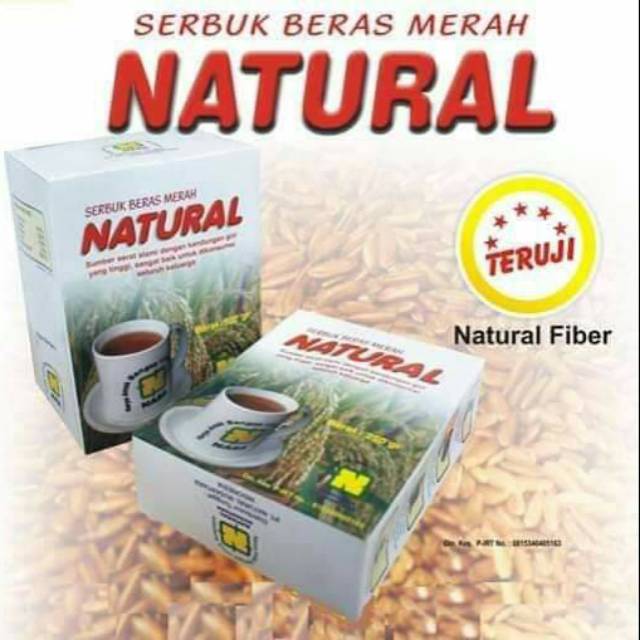 

Serbuk Beras Merah NATURAL Original (500gr)