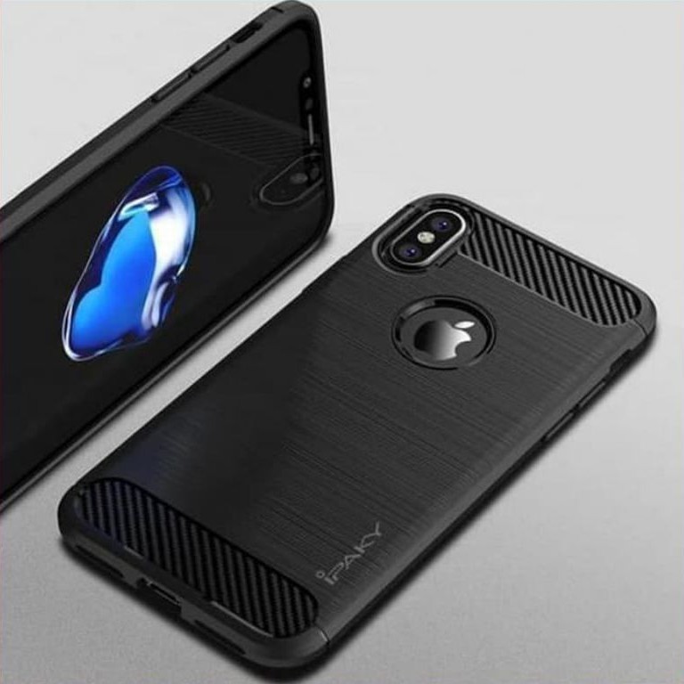 Case Iphone XR Ipaky Fiber Carbon Ultimatte Premium Quality