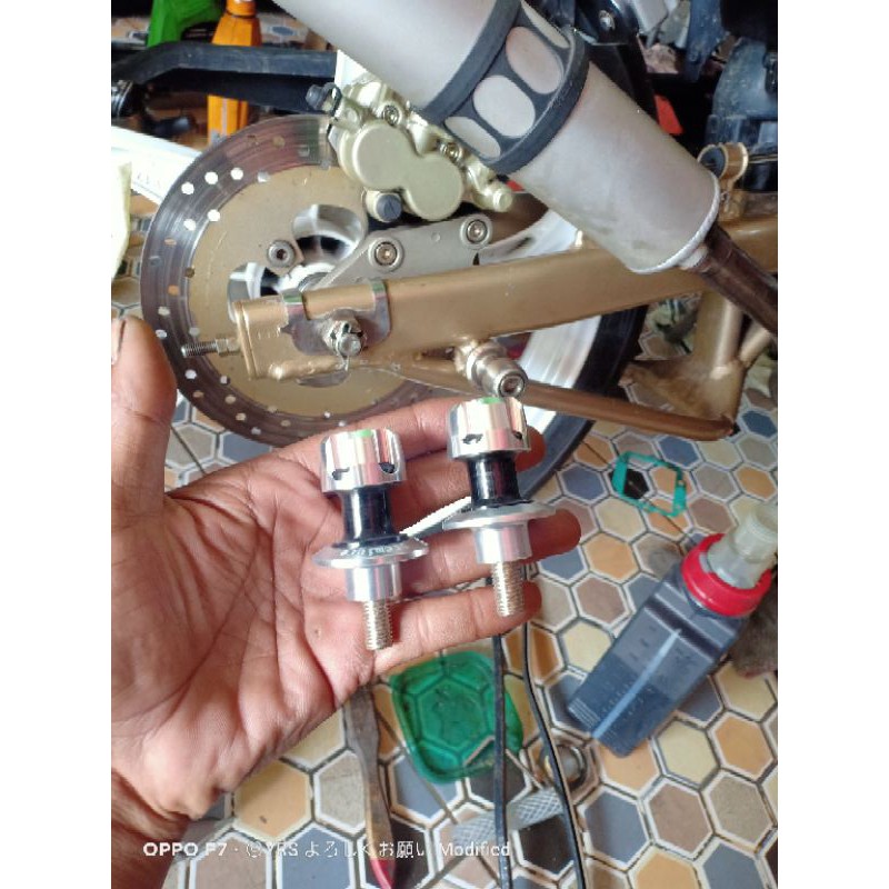 Jalu pedok Ninja RR silver