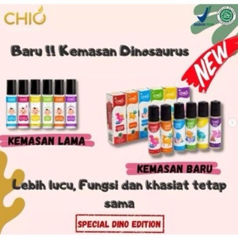 Chio Essential Baby Oil Minyak Aromaterapi Bayi Anak Newborn Roll On Flu Pilek Demam Sakit Perut Kembung Tantrum Tumbuh Gigi