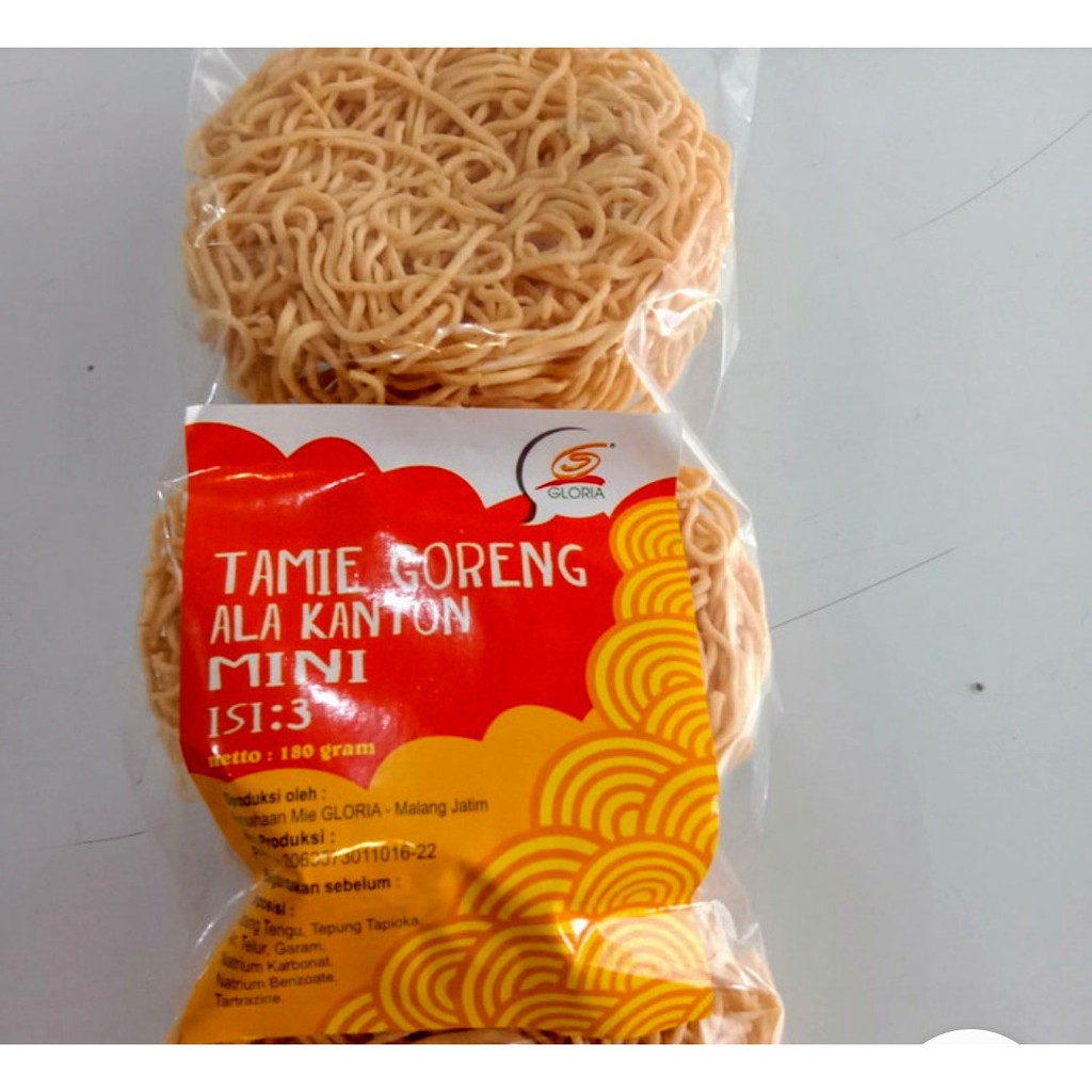 

Gloria Tamie Goreng ala Kanton Mini