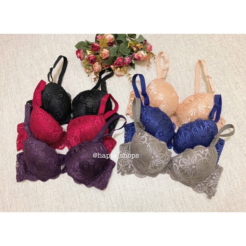 Chloe Pushup bra/bra busa tebal murah/bh push up/lace bra murmer/bra sexy/pakaian dalam seksi
