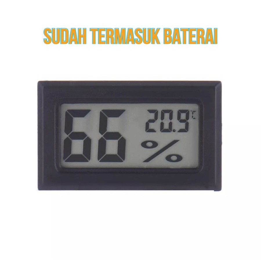 Alat Ukur Suhu Kelembaban Digital Mini Hygrometer Higrometer Humidity