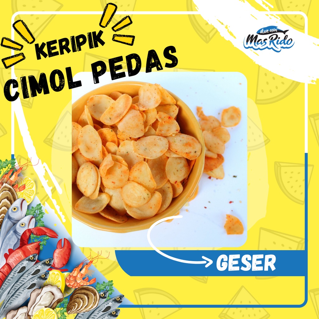 

Keripik Cimol Kering Pedas Cimol Keripik Kering Molring Camilan Murah