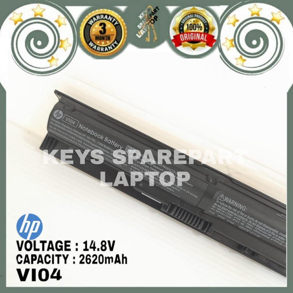 Baterai Battery Batre Original Laptop HP Pavilion 15 -P229AX -P230AX -K024TX ZEUS 14-v206tx 14-v203tx 14-v208tx Probook 756743-001 HSTNN-DB6K  Envy 14-K010US 14T-U000 14T-U100 Pavilion 15-p037CL 15-p043NL 15-p033NL 14Z-V000 14Z-V099 14Z-V0xx 14 15 K000