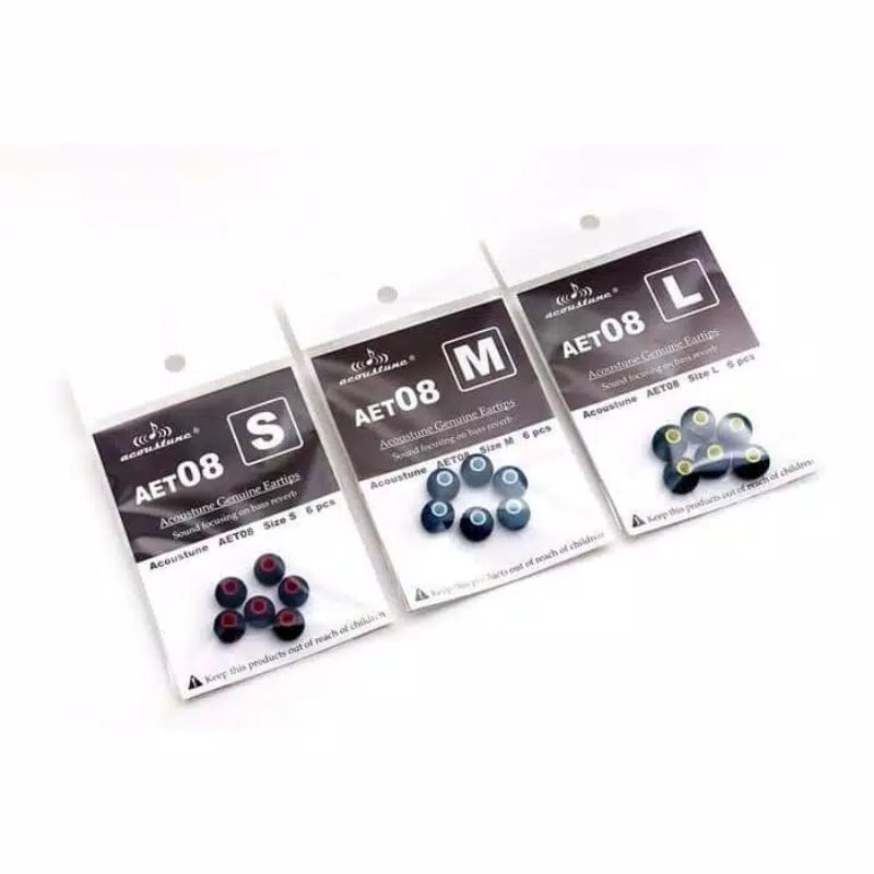 Pelove_Night Acoustune Aet08 Eartips R006 Bass Kuat S-L