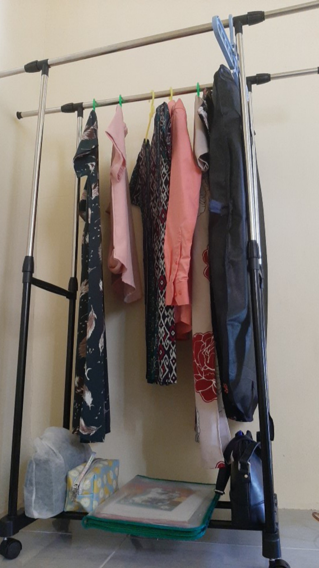 Stand Hanger Double Pole  Gantungan Baju 1,7kg