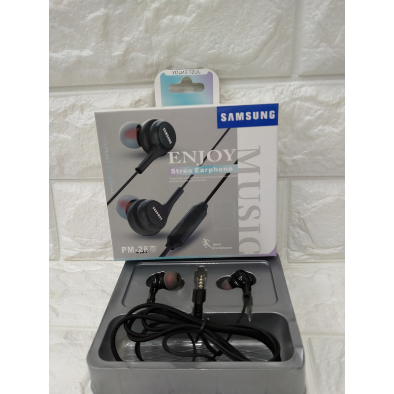 HF HANDSFREE HEADPHONE HEADSET EARPHONE SAMSUNG PM-26