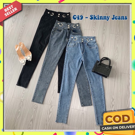Celana Boyfriend Wanita Ripped Jeans Sobek / Celana Jeans Sobek2 Kekinian / Celana Jins Wanita Sobek
