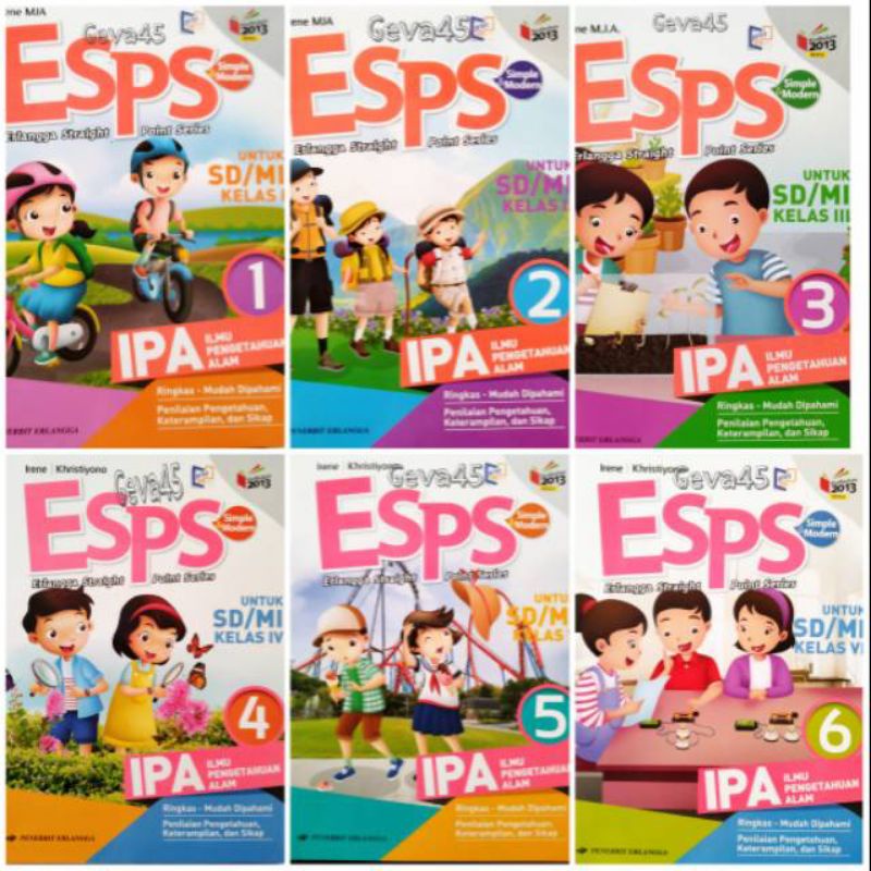 Jual BUKU ESPS IPA UNTUK SD/MI KELAS 1-6 BEKAS | Shopee Indonesia