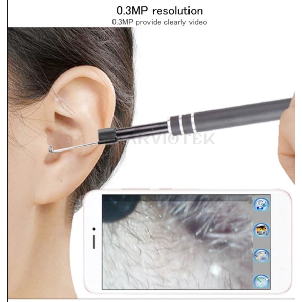 Alat THT Kamera Camera Endoscope Endoskopi Pembersih Bersihin Kotoran Korek Telinga Kuping Earwax Ea
