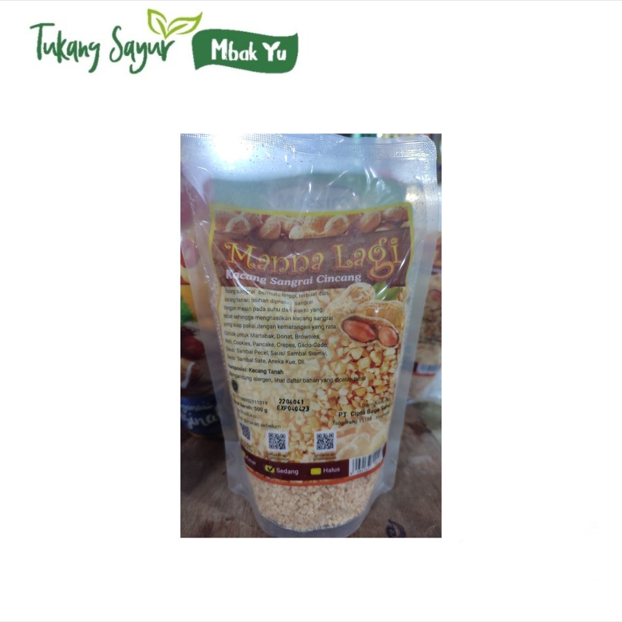 

Kacang sangrai cincang 500gr