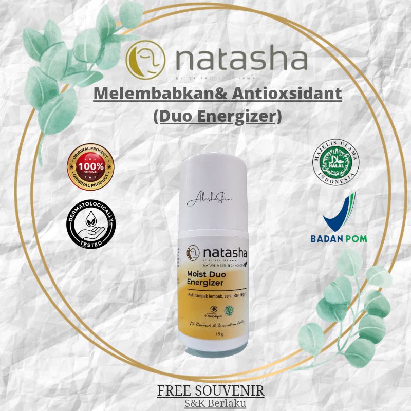 Natasha Skin Care Duo Energizer/ Serum pagi natasha pencerah dan melembabkan/ serum flek/ krim flek/