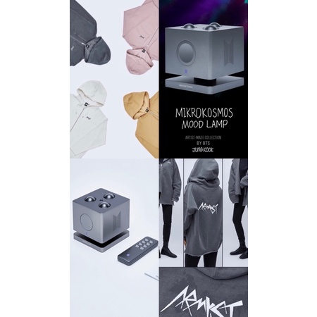 ARTIST MADE COLLECTION BY JUNGKOOK BTS ( Armyst Zip-Up Hoodie & Mikrokosmos Mood Lamp ) READY