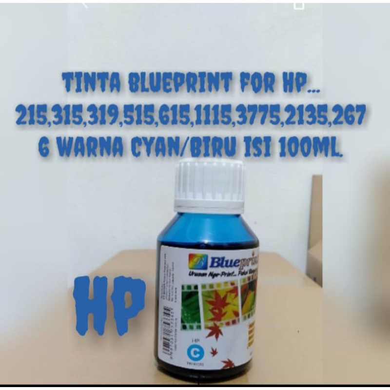 T!nta blue print for Hp.isi 100ml.premium(reffil)