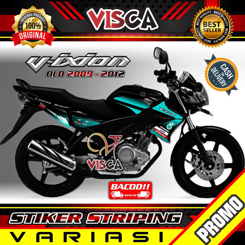 Striping Vixion Old - Stiker Sticker Striping Variasi Yamaha Vixion Old - Striping Hologram Vixion O