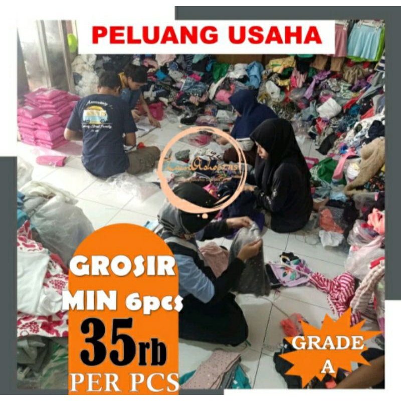 (Bisa Retur) Paket Grosir Usaha Baju Anak Branded Sisa Ekspor Export Murah Grosir Branded C1