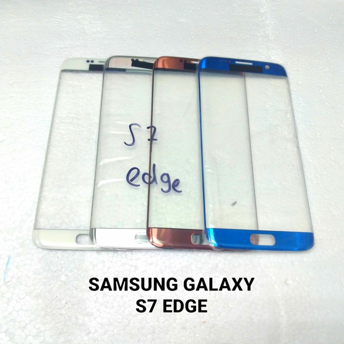 gorila glas kaca lcd kaca depan samsung galaxy s7 edge - gold