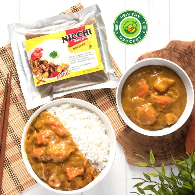 Nicchi Kare Jepang / Bumbu kare / Halal / NON MSG /100gr / 200gr / SAPI / AYAM / JAMUR / Kari