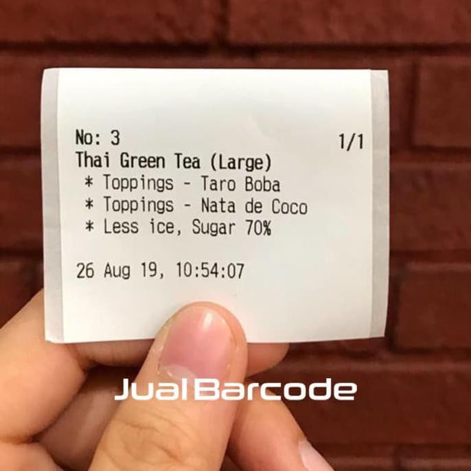 

Monggo] Label Sticker 58X10M Meter Pos Printer Thermal 58Mm Continues