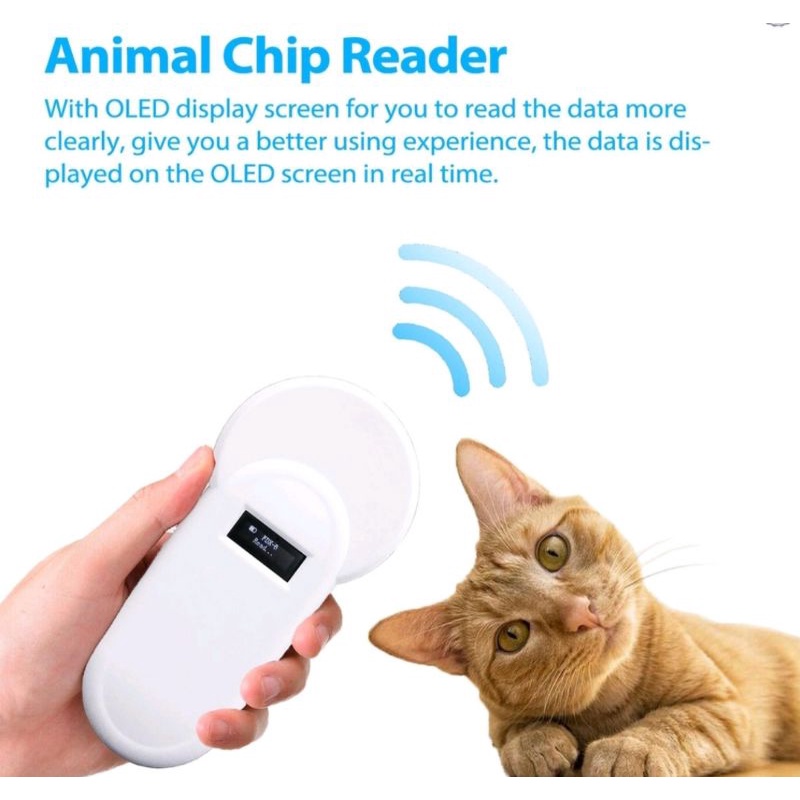 Pembaca chip ikan arwana 10 - 15 digit FDX B scanner tag reader golden super red arwana