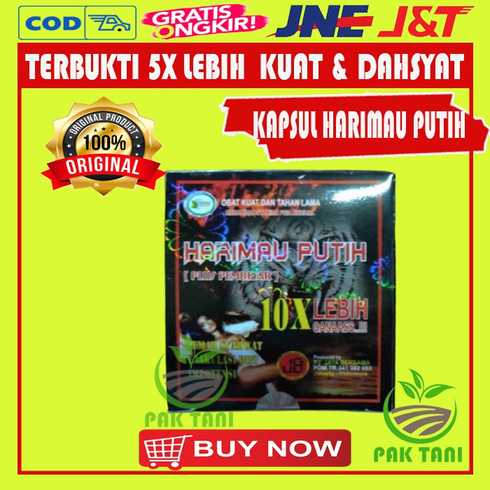 Obat Herbal Kapsul Harimau Putih Penambah Stamina Pria Herbal PT83