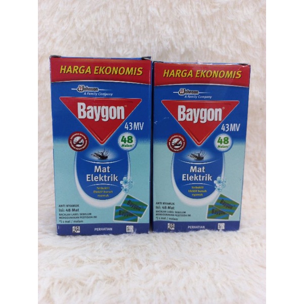 Baygon mat elektrik 48mat/ mat elektrik heater set/refil