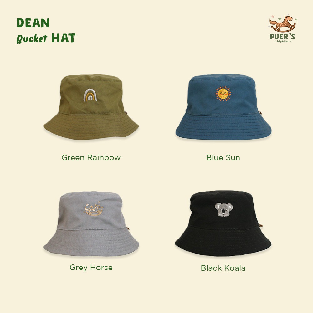 TOPI ANAK  (BUCKET HAT ANAK) KIDS HAT PUER'S DEAN HAT