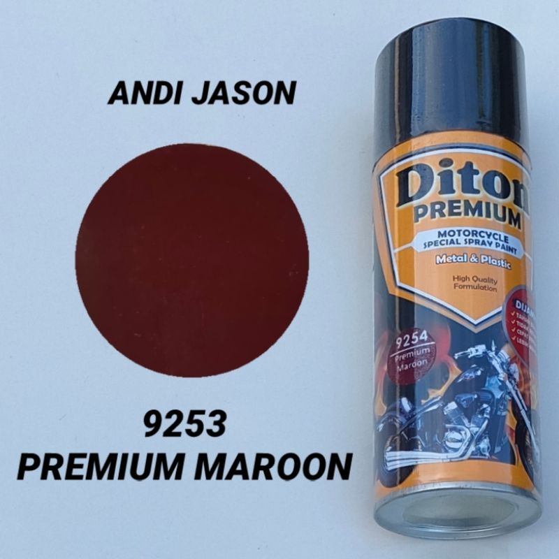 DITON PREMIUM CAT SEMPROT TAHAN BENSIN 400CC NO 9254 PREMIUM MAROON