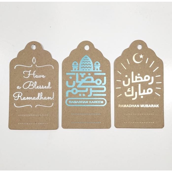 

Hang Tag Label Ramadhan Lebaran Vintage Kraft Gift Hampers 12 Pcs Terlaris!!!R30F