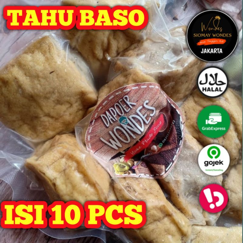 

TAHU BASO TAHU ISI BASO KEMASAN 10 PCS HALAL FROZEN