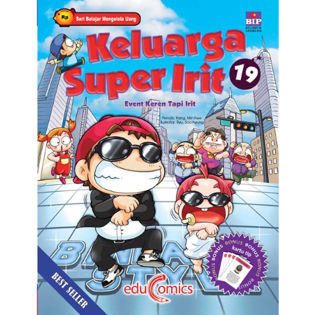 Gramedia Bali - Educomics : Keluarga Super Irit 19 : Event Keren Tapi Irit