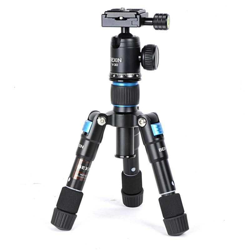 Xiletu Tripod Mini 5 Section Portable Aluminium with Ball Head - M225S - Black