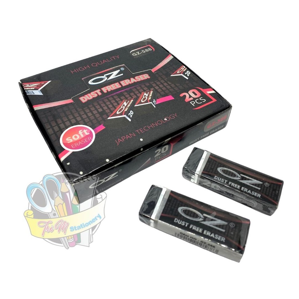 

Oz Penghapus Stip Dust Free Eraser GZ-588 isi 20 [ BOX ISI 20 ]