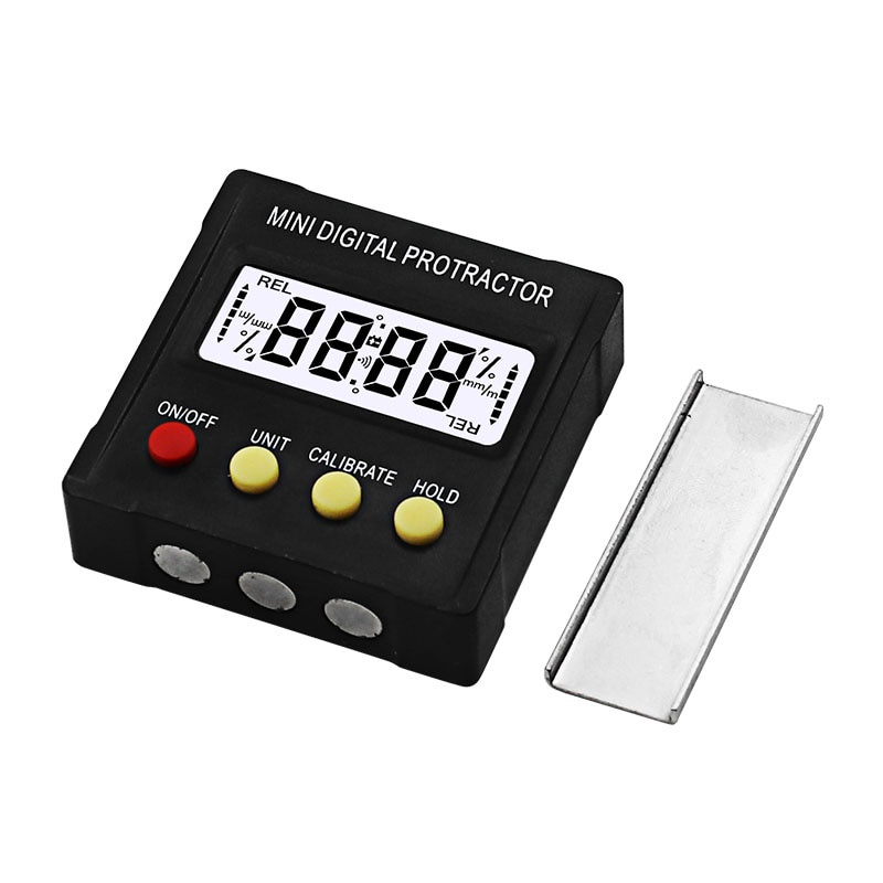 Bisa COD Alat Ukur Sudut Kemiringan Digital Protractor Inclinometer Level with Magnetics Angle Measuring - JIGONG JIG-RT001