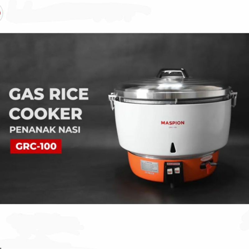 Gas Cooker/Penanak Nasi Gas MASPION GRC-100(10Liter & Bergaransi)