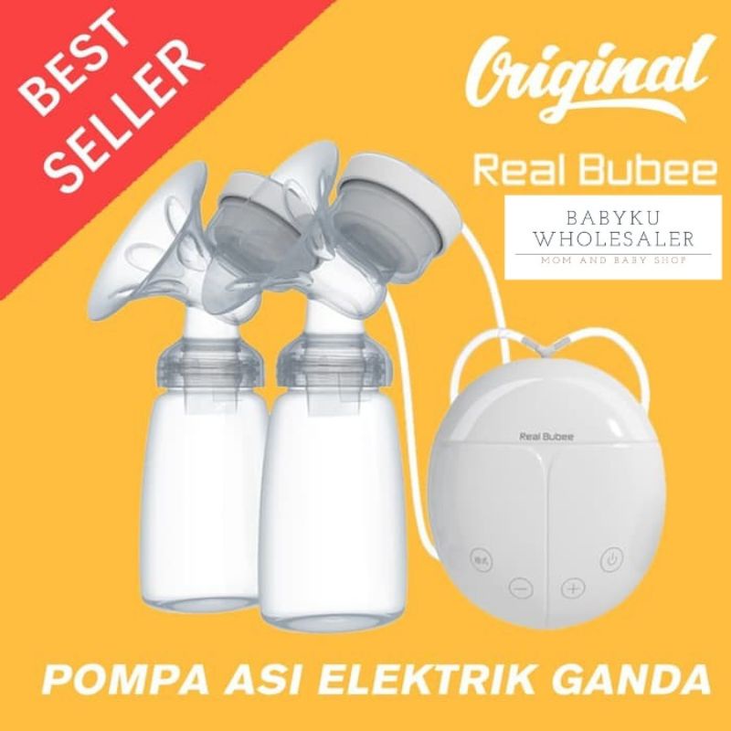 Pompa asi electric real bubee / electric double breast pump real bubee