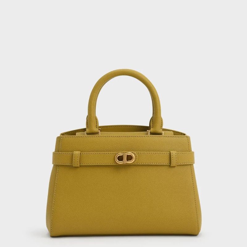 7.7 SALE | CK Aubrielle Metallic-Accent Belted Bag