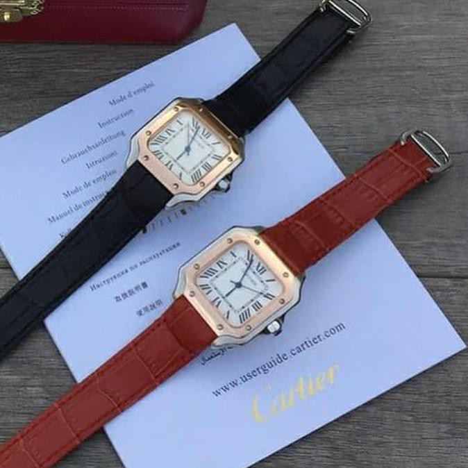 SUPPLIER JAM WANITA✅ CARTIER SANTOS WATCH /JAM CARTIER JAPAN EKONOMIS