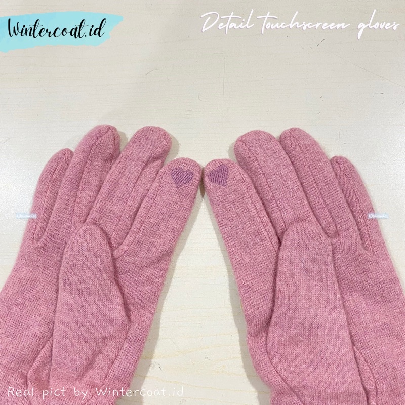 Sarung tangan wanita fashion winter gloves woman musim dingin cantik korean style import hangat kawaii