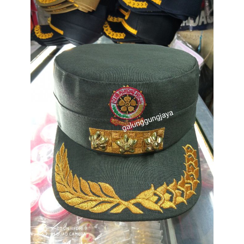 Topi komando pol pp gol 4B free nama bordir