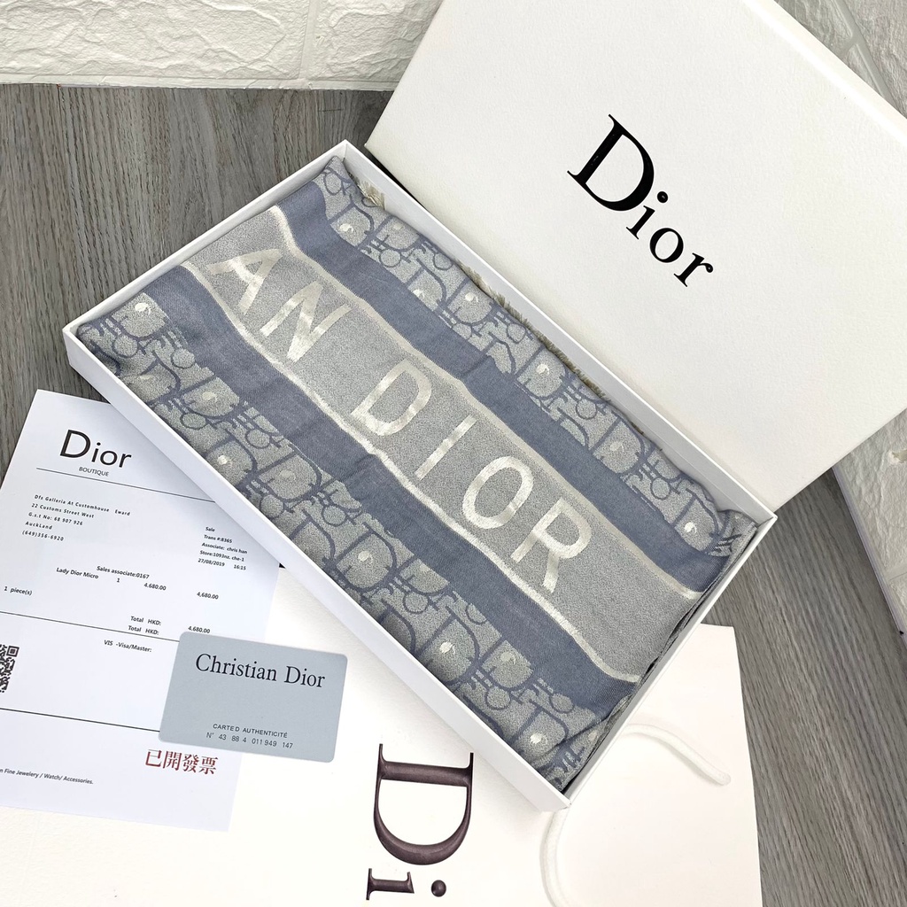 LUXY LX4014 SCARF / SYAL DOIR BRANDED FULL SET FREE PAPERBAG + BOX + FAKEBILL IMPORT QUALITY KUALITAS PLATINUM-5