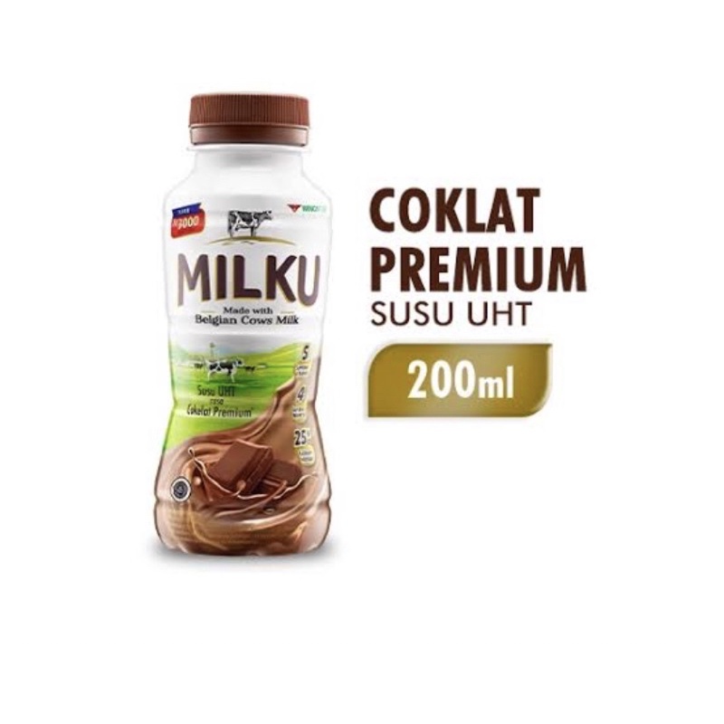 Susu Milku 200ml /susu coklat / susu stroberi