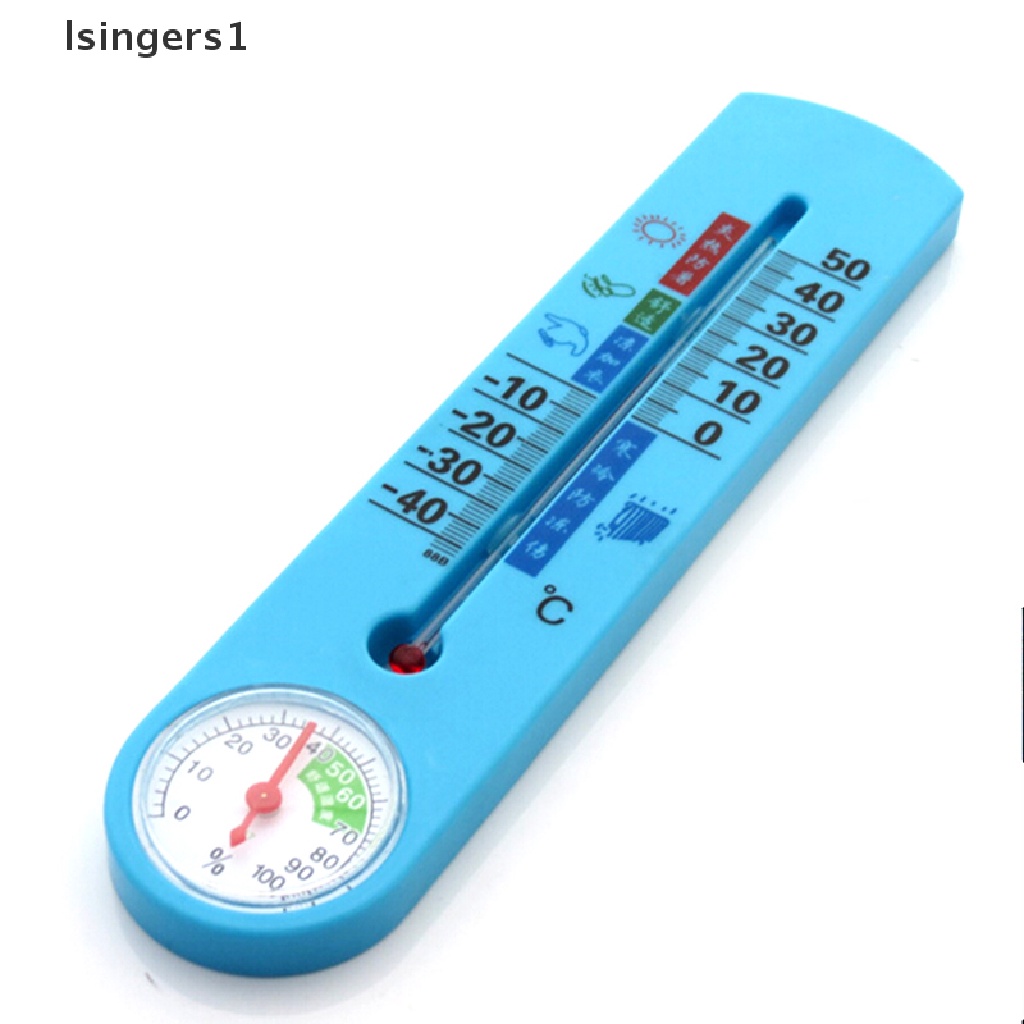 (lsingers1) Termometer / Higrometer Analog Tempel Dinding Untuk Rumah