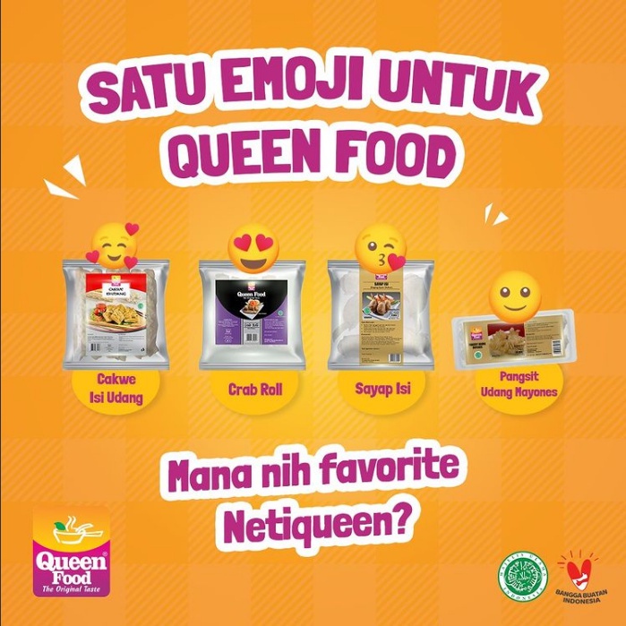 Queen Food Crab Roll 200 Gram